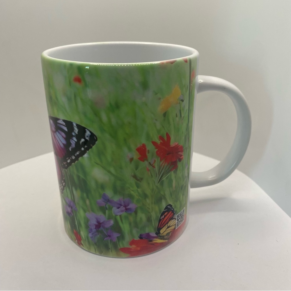 025-Unit Tea Spring Butterfly Ceramic Mug - Picture 4 of 5